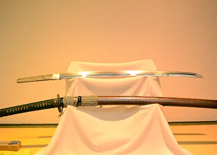 備前国長船住上野大掾<br>藤原祐定作　脇指